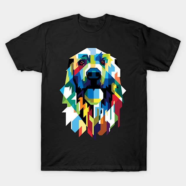 colorfull dog T-Shirt by mrasyidkvec